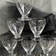 Série de 6 verres anciens gravés