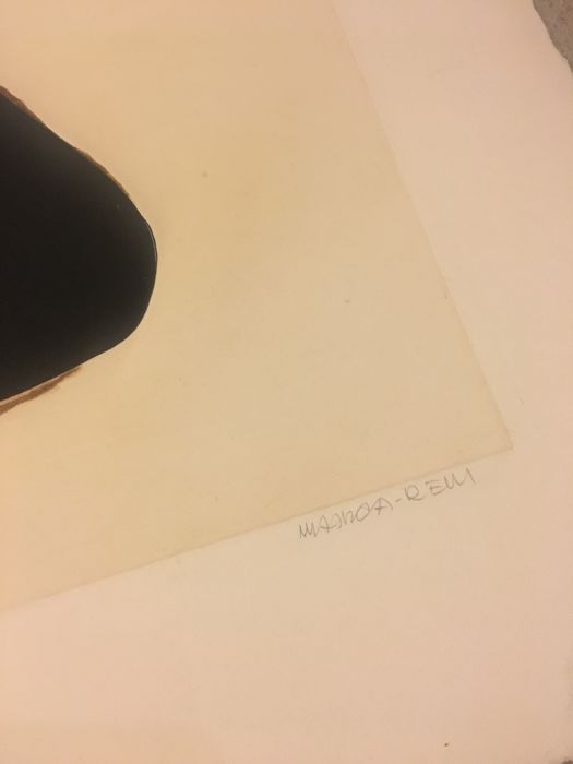 Marca-relli conrad, composition 8, 1977. etching and original aquatint signed