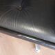 Pair of cofemo-italy armchairs. black leather. 1980.