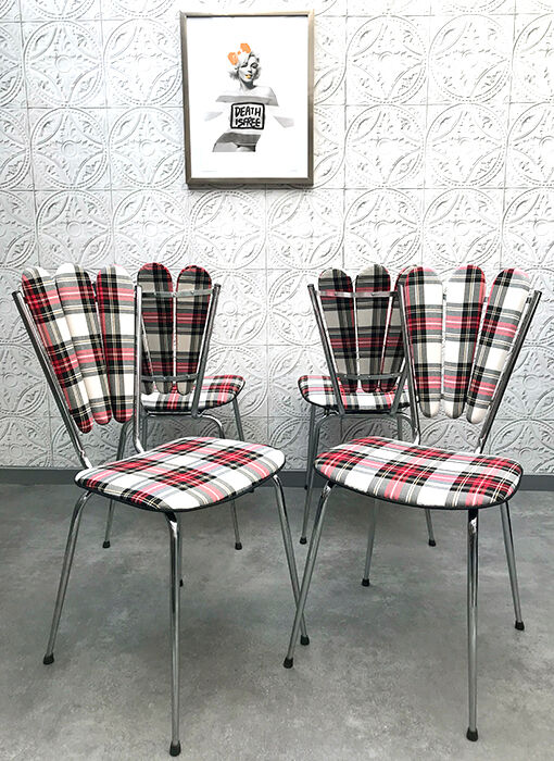 4 Glasgow Flower Chairs