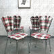 4 Glasgow Flower Chairs
