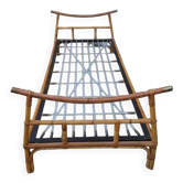 Single bed in bamboo