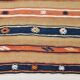 Tapis beige et bleu antique 5x8, 145x230 cm