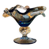 Murano blown glass centrepiece bowl - Vintage Sculptural Design