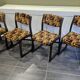 Set of 4 Baumann sled chairs, 1970s