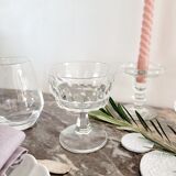 Set of 6 glasses in Champagne