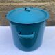 Old Blue Enamelled Pot