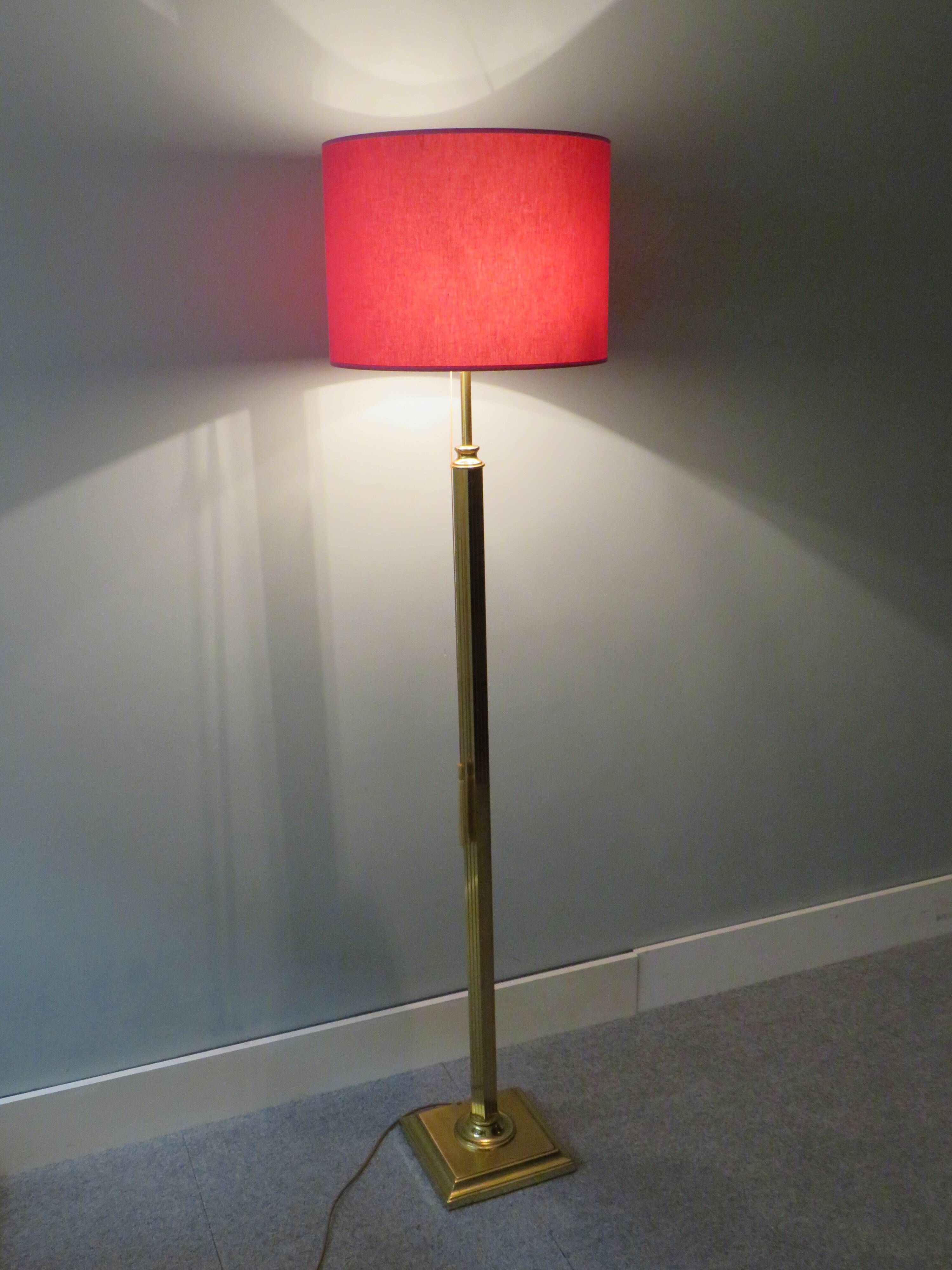 Brass lamppost, Hollywood Regency of the 1970s