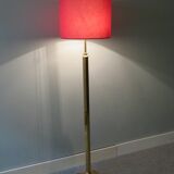 Lampadaire en laiton, Hollywood Regency des années 1970