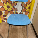 Chaise formica bleu