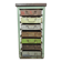 Vintage Green Industrial Iron Chest of Drawers, 1950s