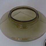 Large glass ceiling light from Limburg, 1960s