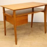 Bureau vintage de Roger Landault en chêne, 1950
