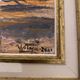 Oil painting on wood. Signed.