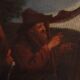 Italian painting Bamboccianti genre scene
