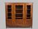 Armoire vitrine régence 3 portes en merisier