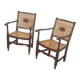 Monastery / medallion / webbing arm chairs / 1930s