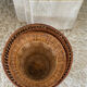 3 rattan planters