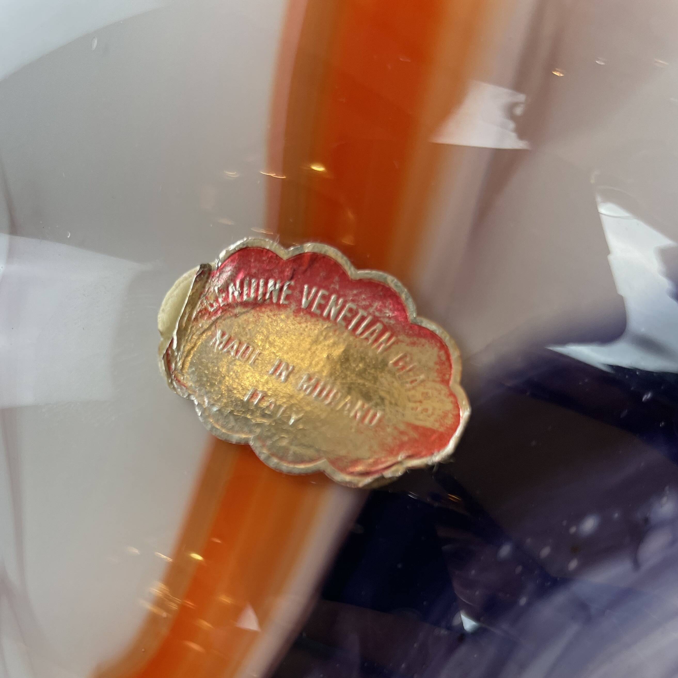 Lampe de table Murano, années 1960