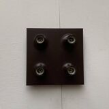 Mid-century German Space Age ceiling or wall lamps by Cosack, set of 2.