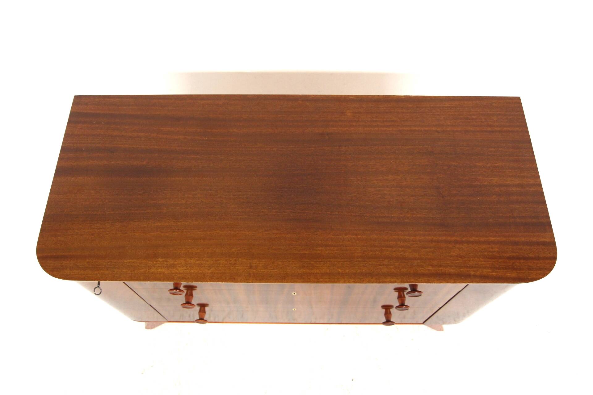 Scandinavian mahogany chest of drawers, Swedish modern, Sweden, 1940