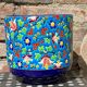 Pot cover decoration polychrome enamels, longwy