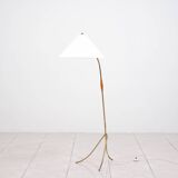 Hasenfuß brass floor lamp by Rupert Nikoll