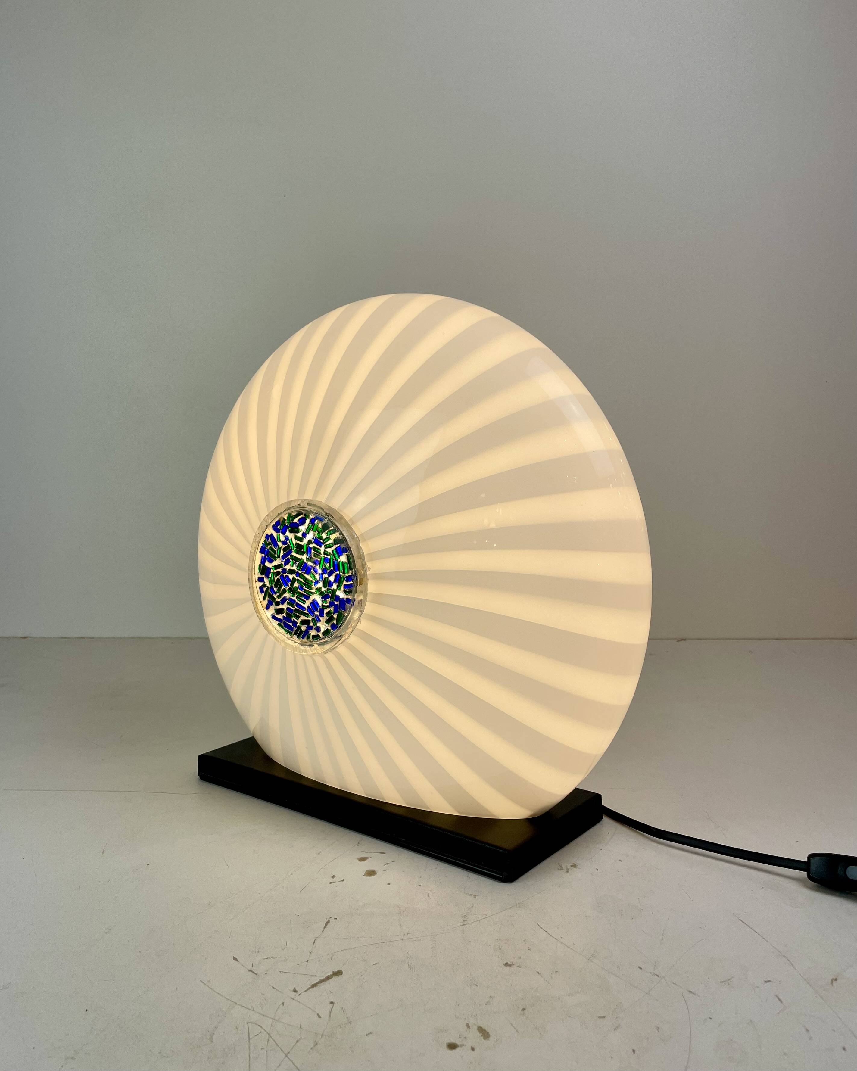 Murano Glass Table Lamp, Italy, 1980s