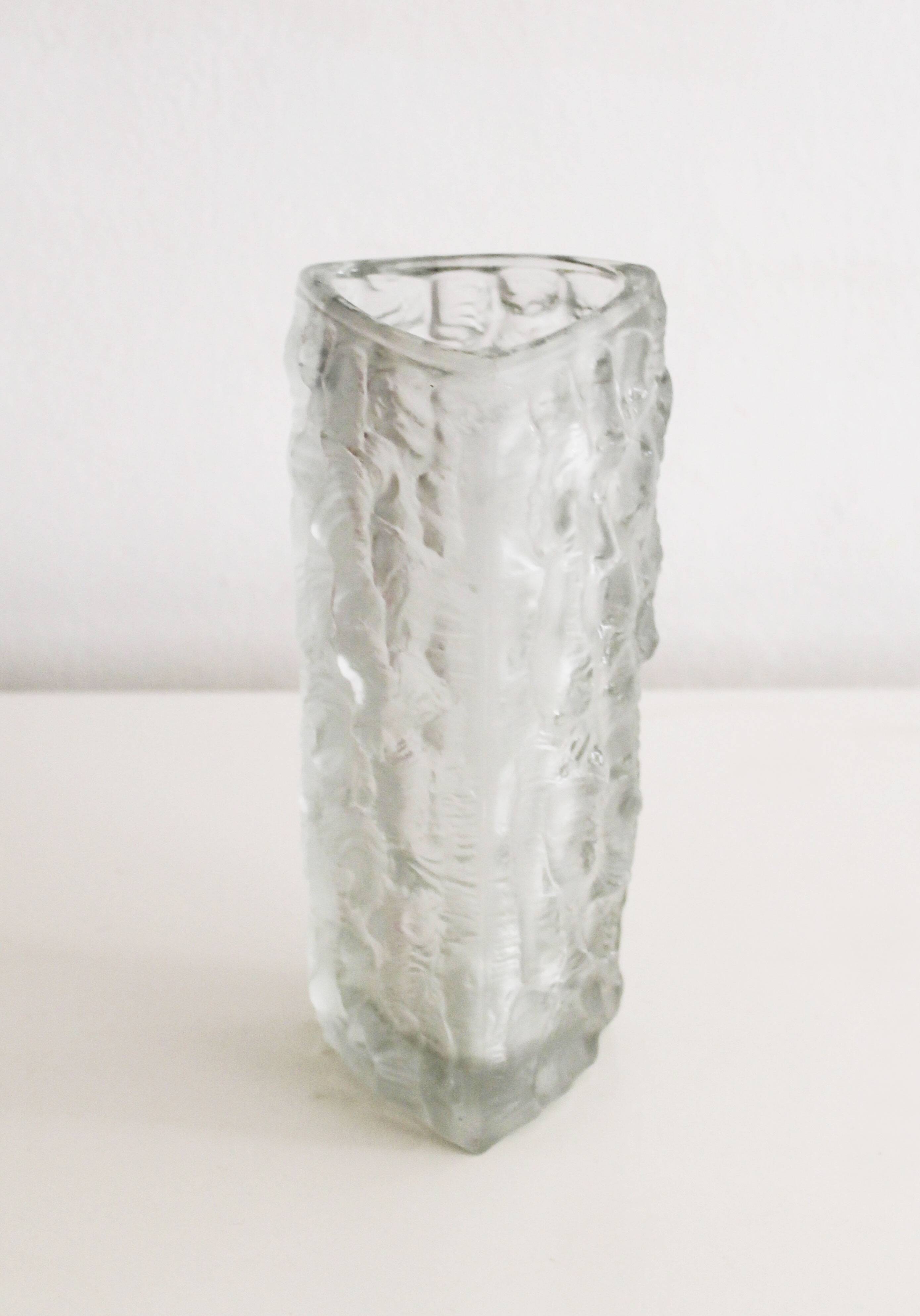 1960's Flower Vase by Vladislav Urban for Rosice Glasswork
