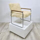 Bauhaus lounge chair with wool upholstery, 1930s