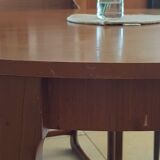 Scandinavian extensible table, butterfly extension circa 1960