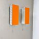 Vintage Pop Art wall lamps, 1950s, set of 2