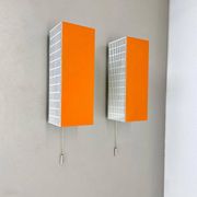 Vintage Pop Art wall lamps, 1950s, set of 2