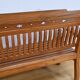 Antique colonial teak veranda bench – mid-20th century