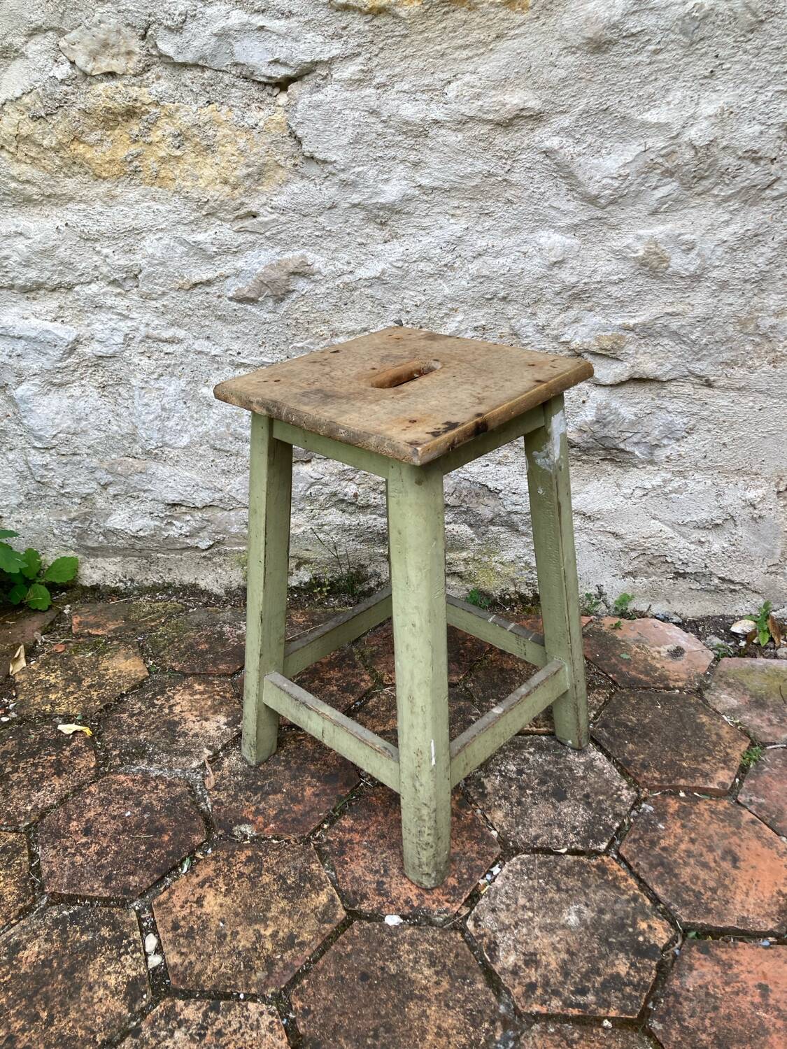 Vintage workshop stool