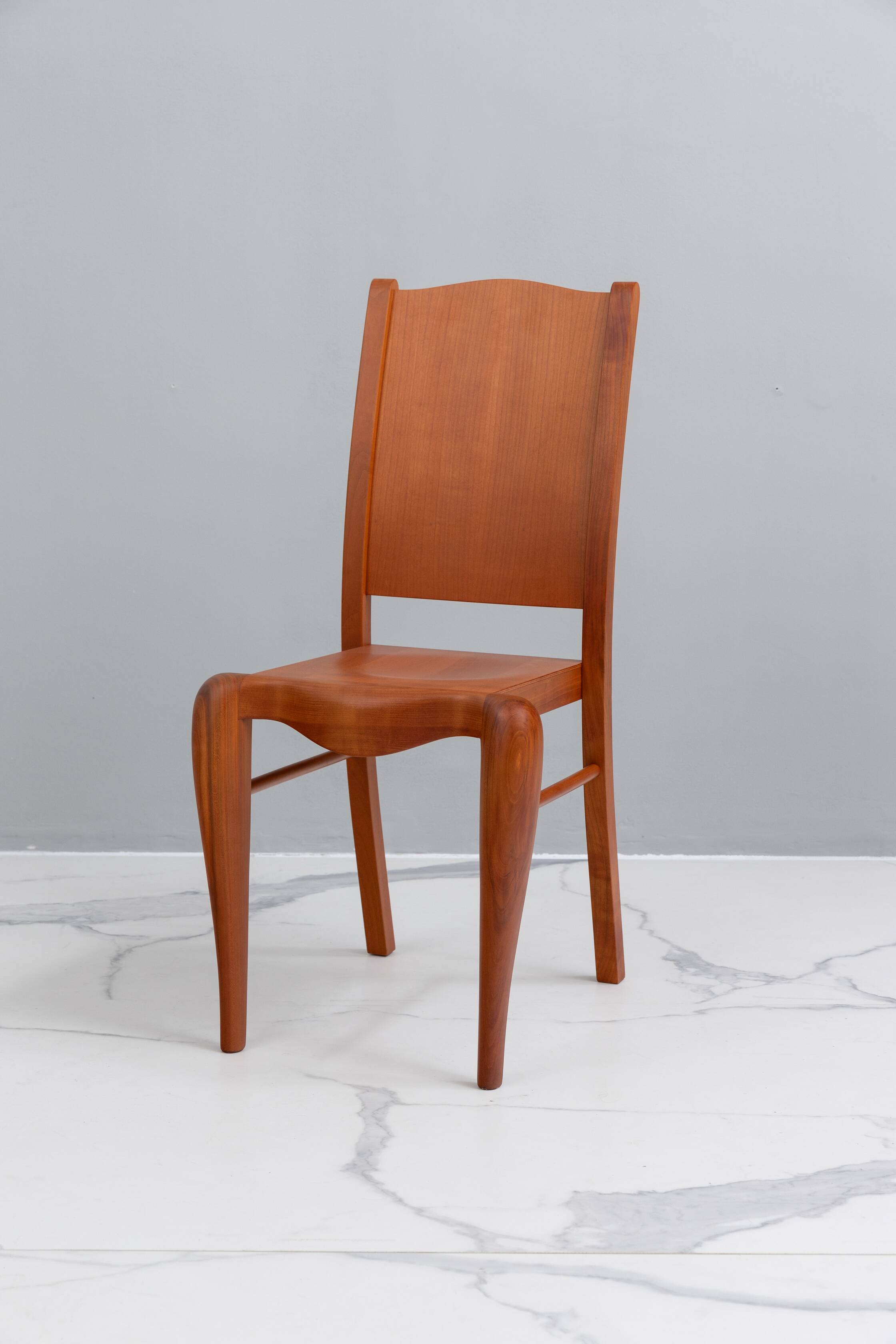 Pair of "Placide of Wood" Chairs by Philippe Starck for Driade, 1989