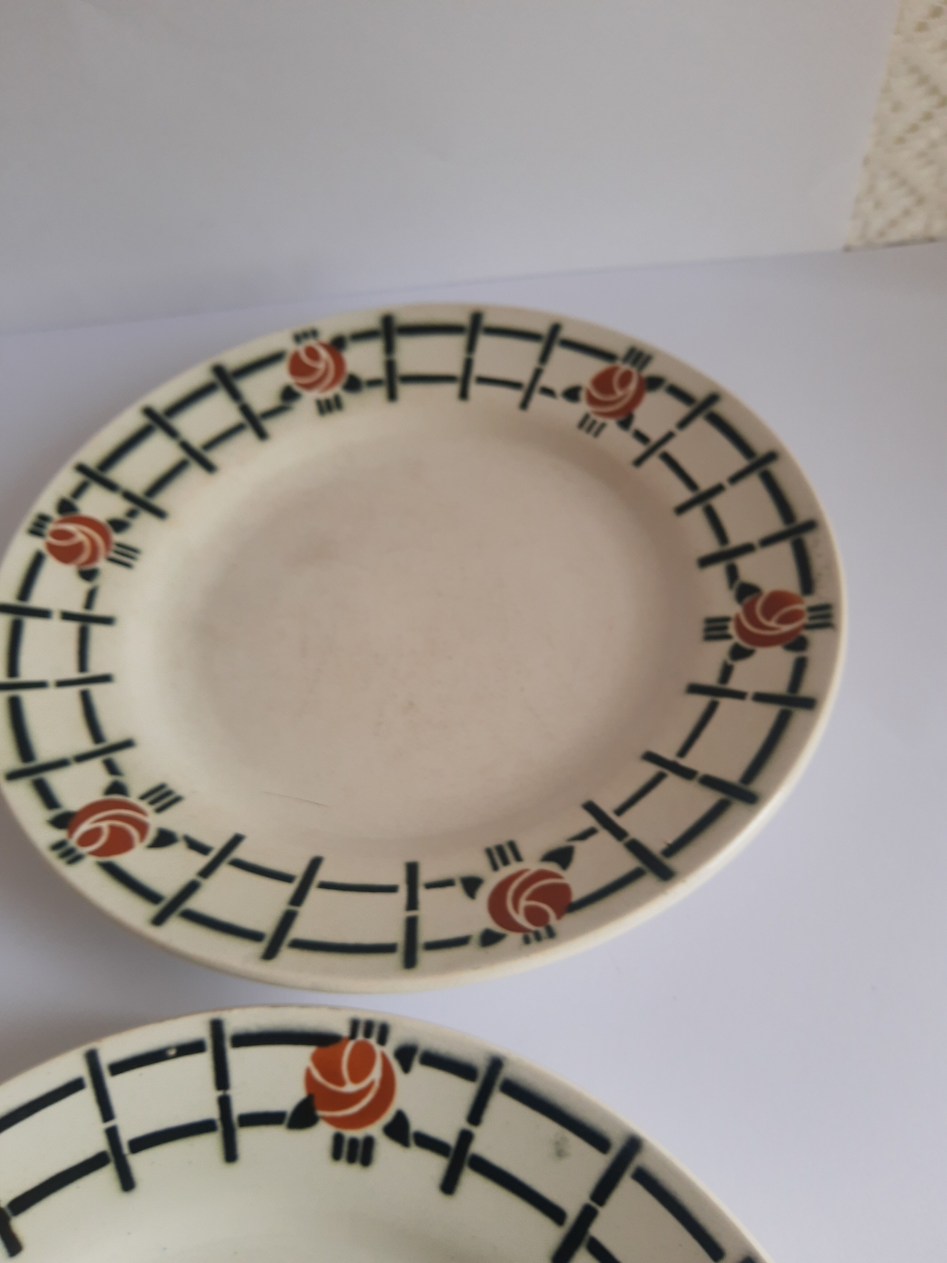 Set of 6 flat plates St amand vintage vintage
