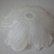 Large lampshade suspension large glass flower 37 cm chandelier lighting