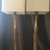 Casenove's golden bronze lamp feet - Fondica publisher 1994-h: 50 cm