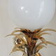 Luminaire wall lamp golden palm tree Sergio Terzani numbered