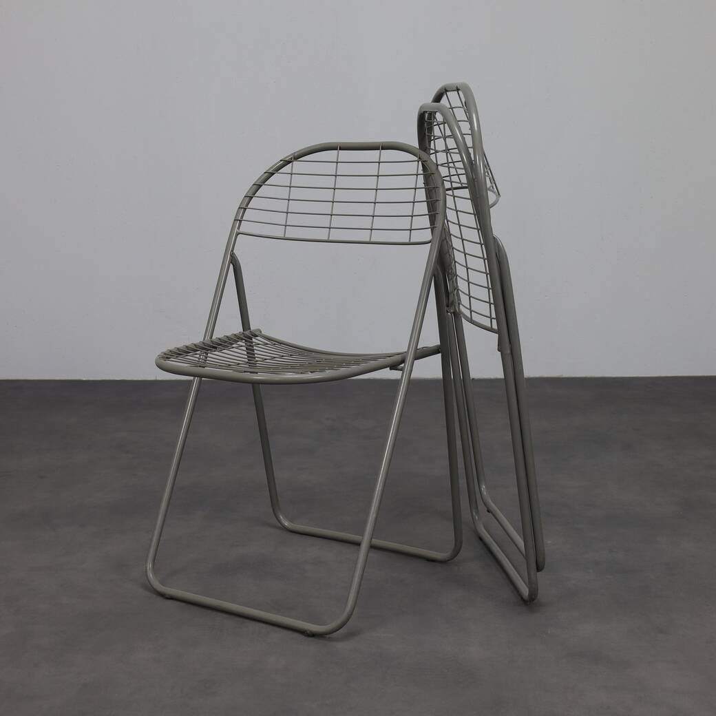 Pair of ÅLAND Folding Chairs by Niels Gammelgaard for Ikea, 1980s