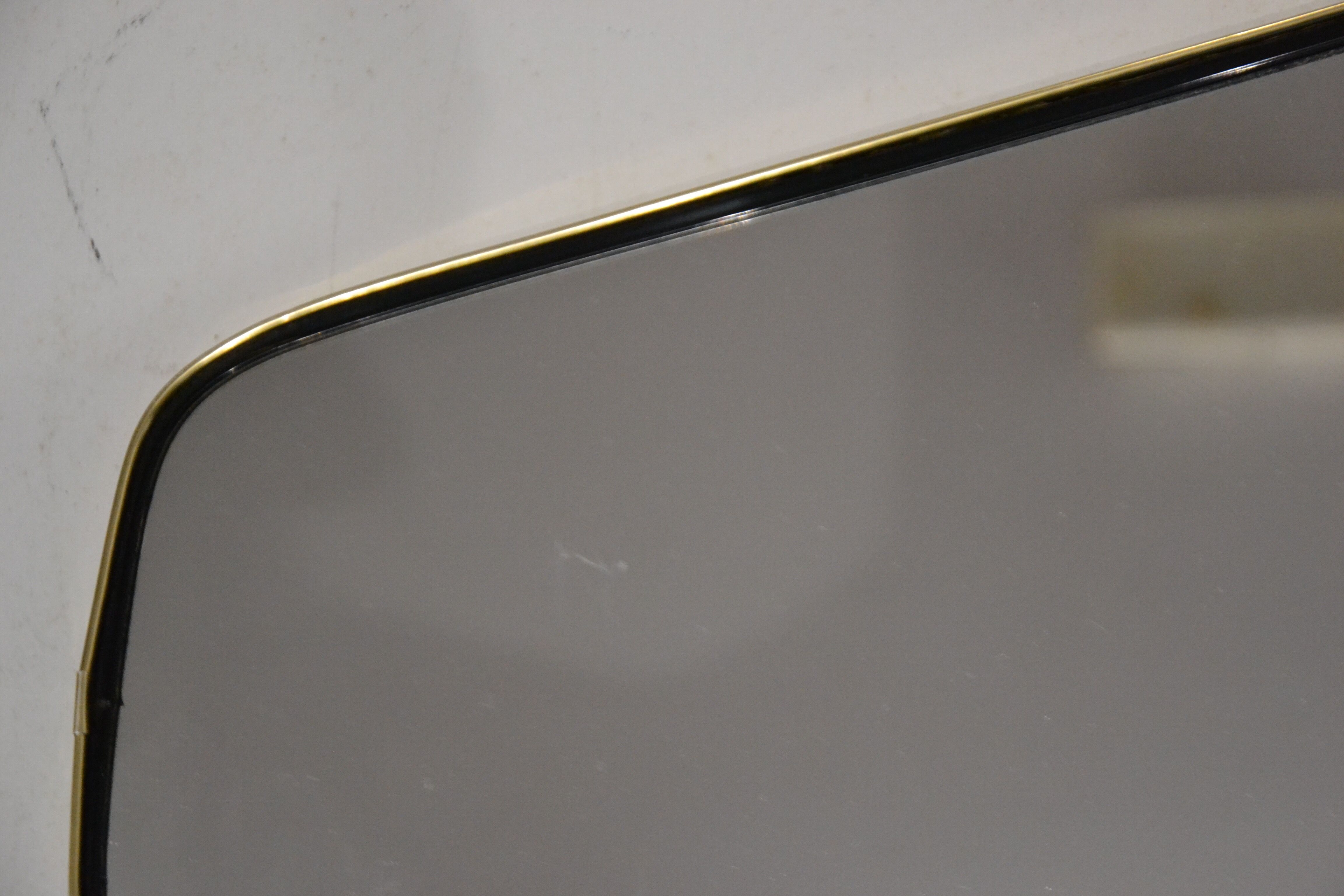 1960s free-form mirror - 49 X 33 cm
