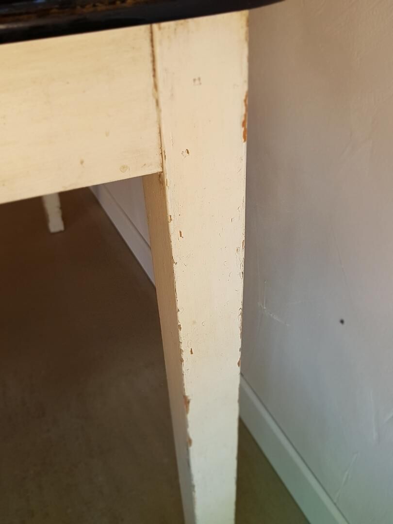 60s kitchen table in wood and formica