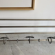 Coat rack, chromed metal, art deco
