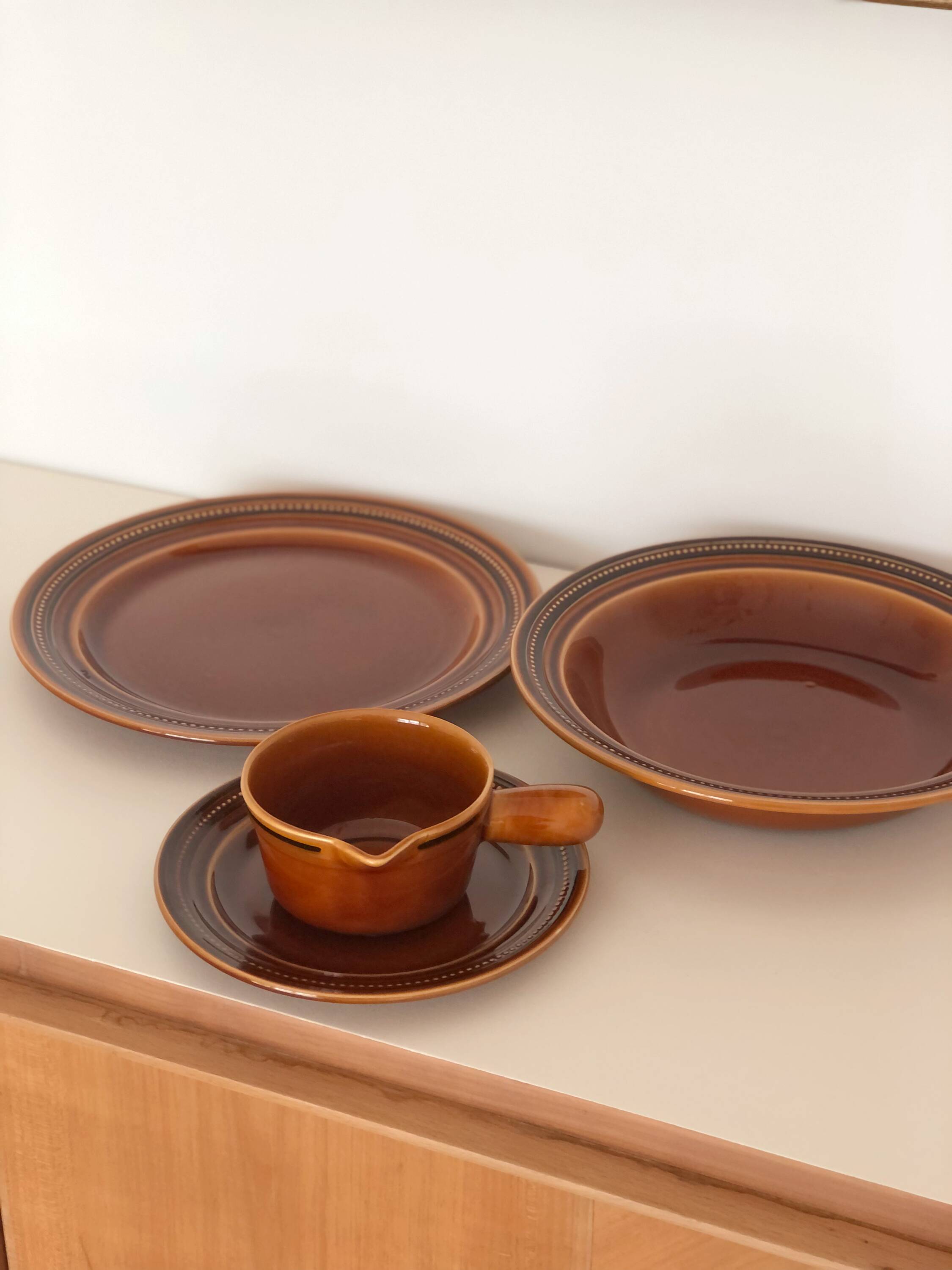 St Amand stoneware dinner service