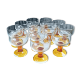 Lot of 12 vintage glasses