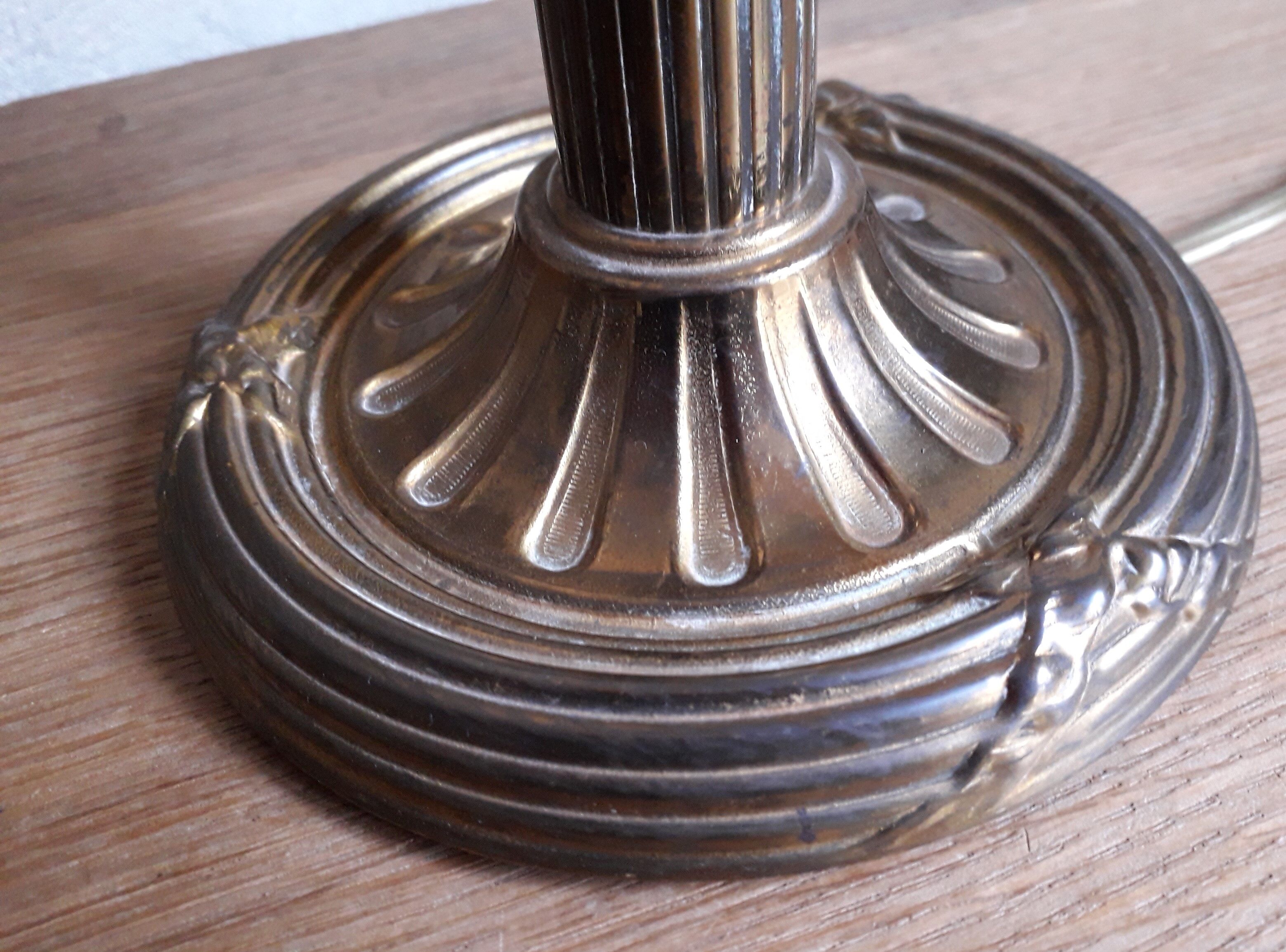 Old brass lamp