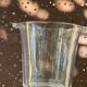 Vintage ribbed glass champagne bucket