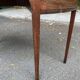 19th century English mahogany half-moon console desk