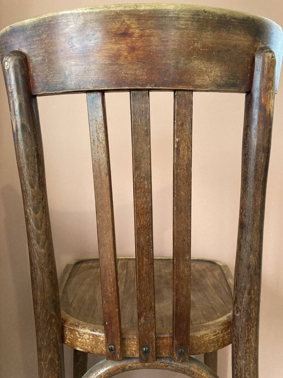 Lot de 3 chaises bistrots anciennes